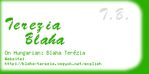 terezia blaha business card
